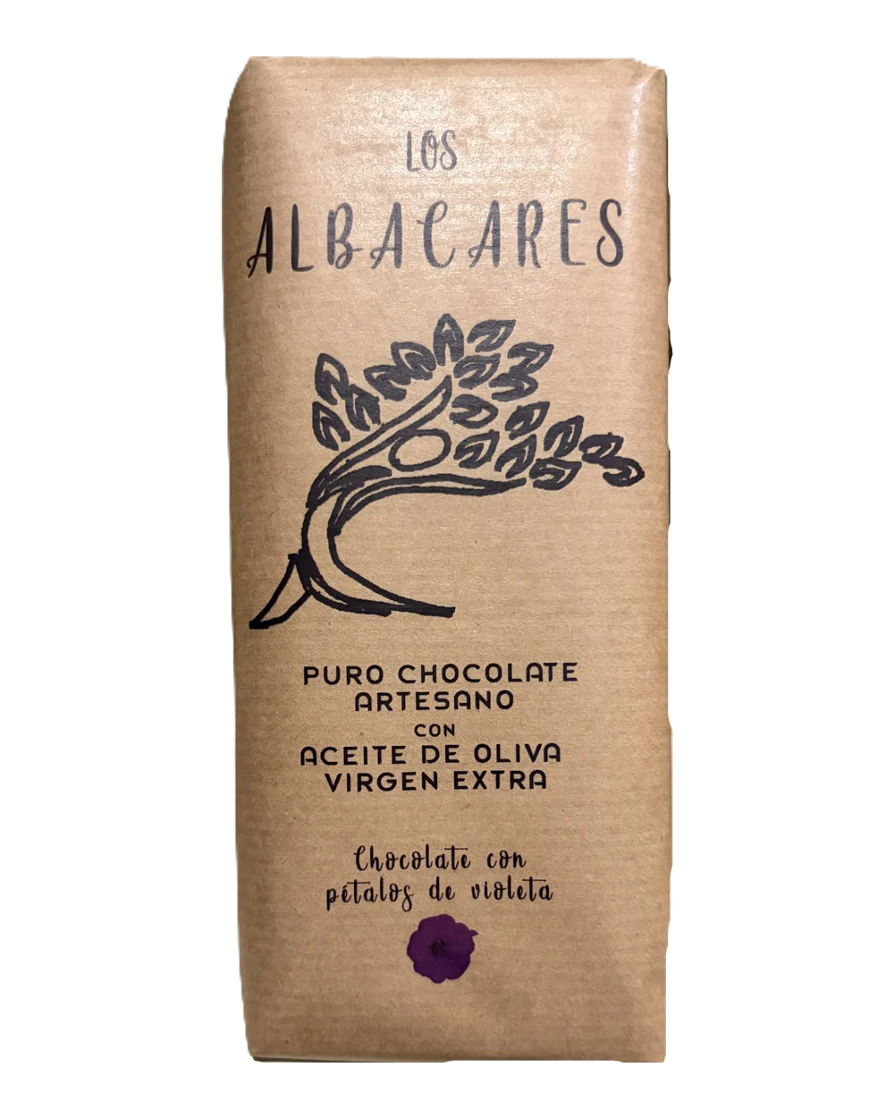 Chocolate con AOVE Pétalos de Violeta